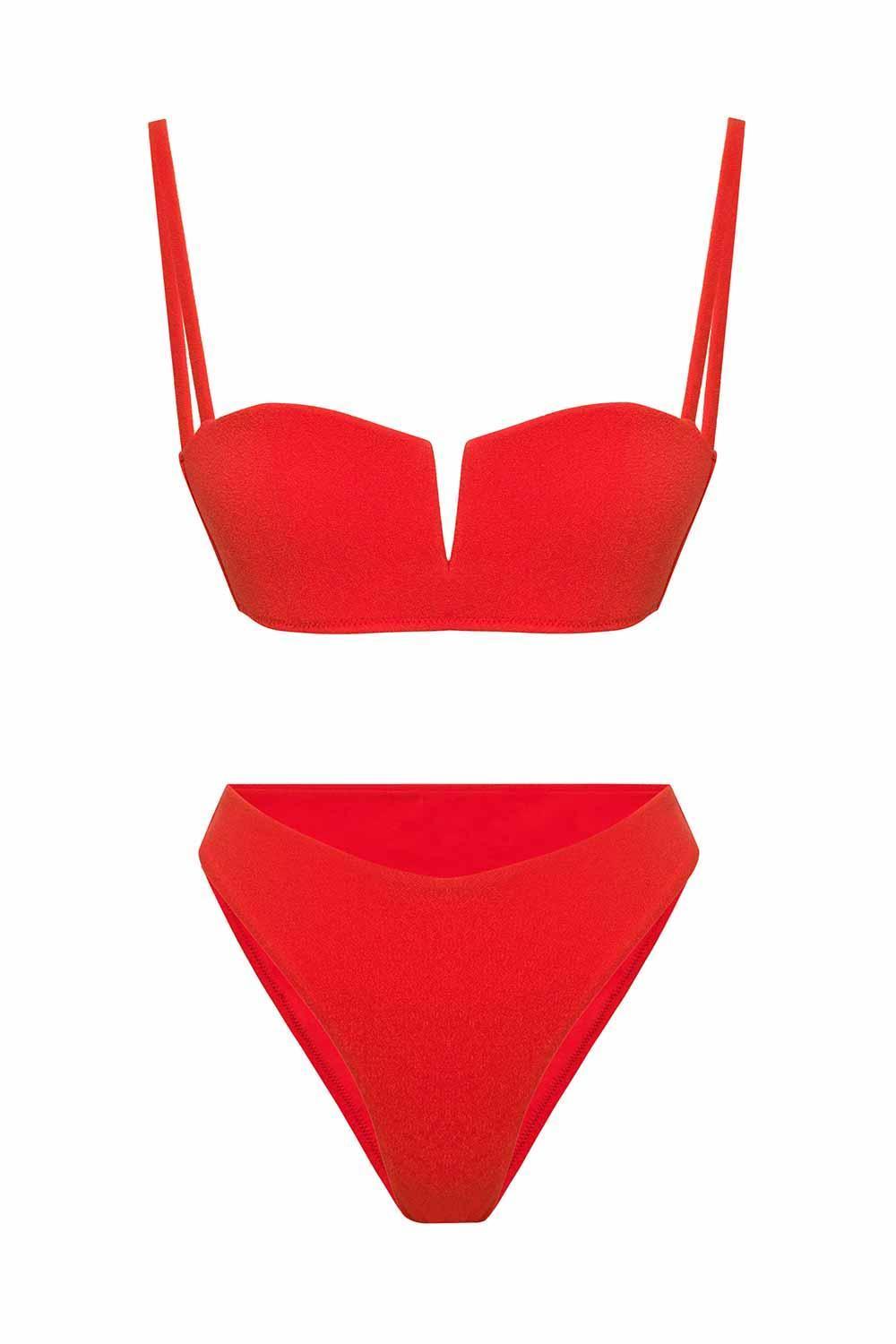 Sellie-Eros Kırmızı Bikini Altı-Bikini & Mayo-1-milagron.live