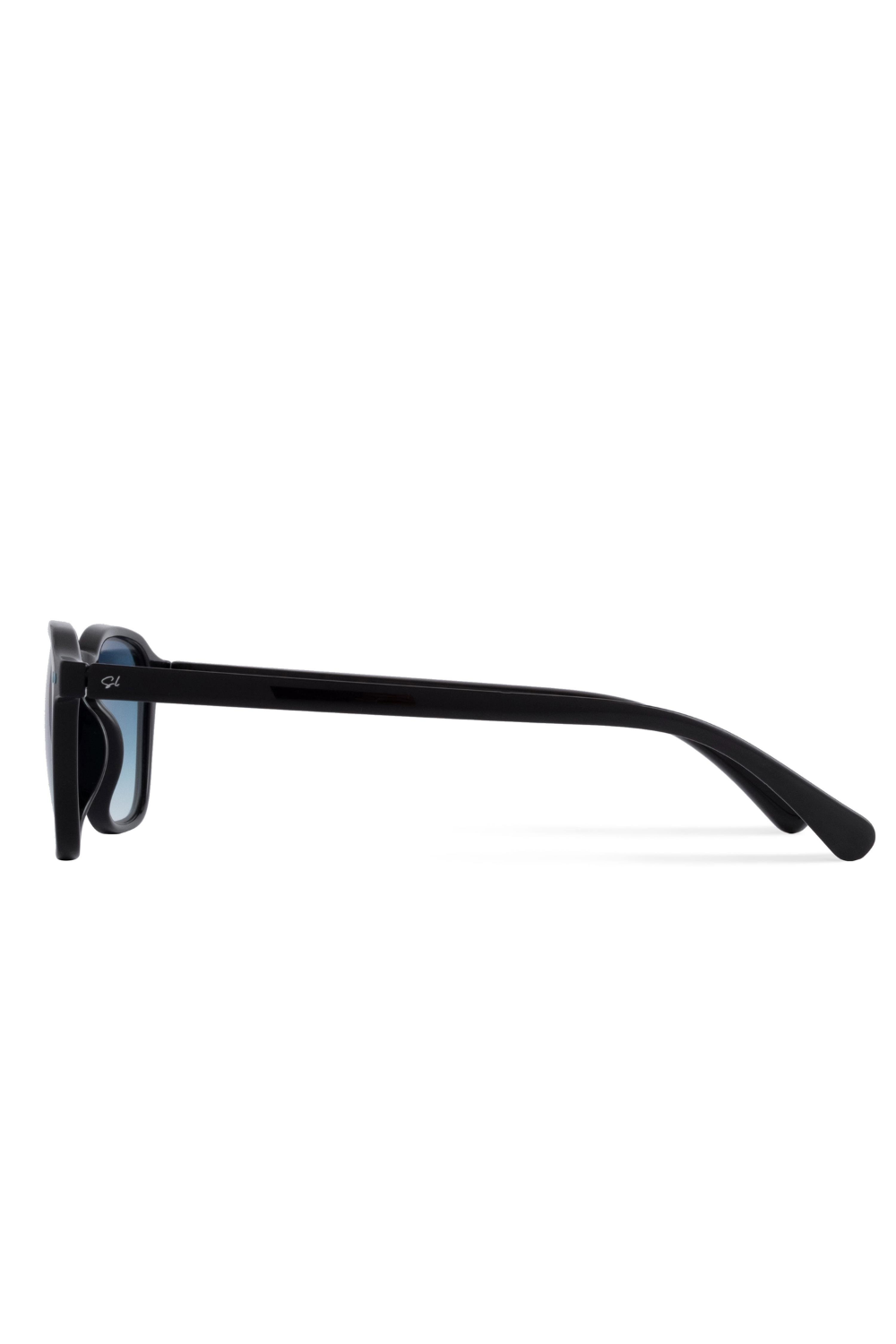 Senlites-Kyler Aquamari̇ne Unisex Siyah Degrade Uv400 Kare Güneş Gözlüğü-Güneş Gözlüğü-2-milagron.live