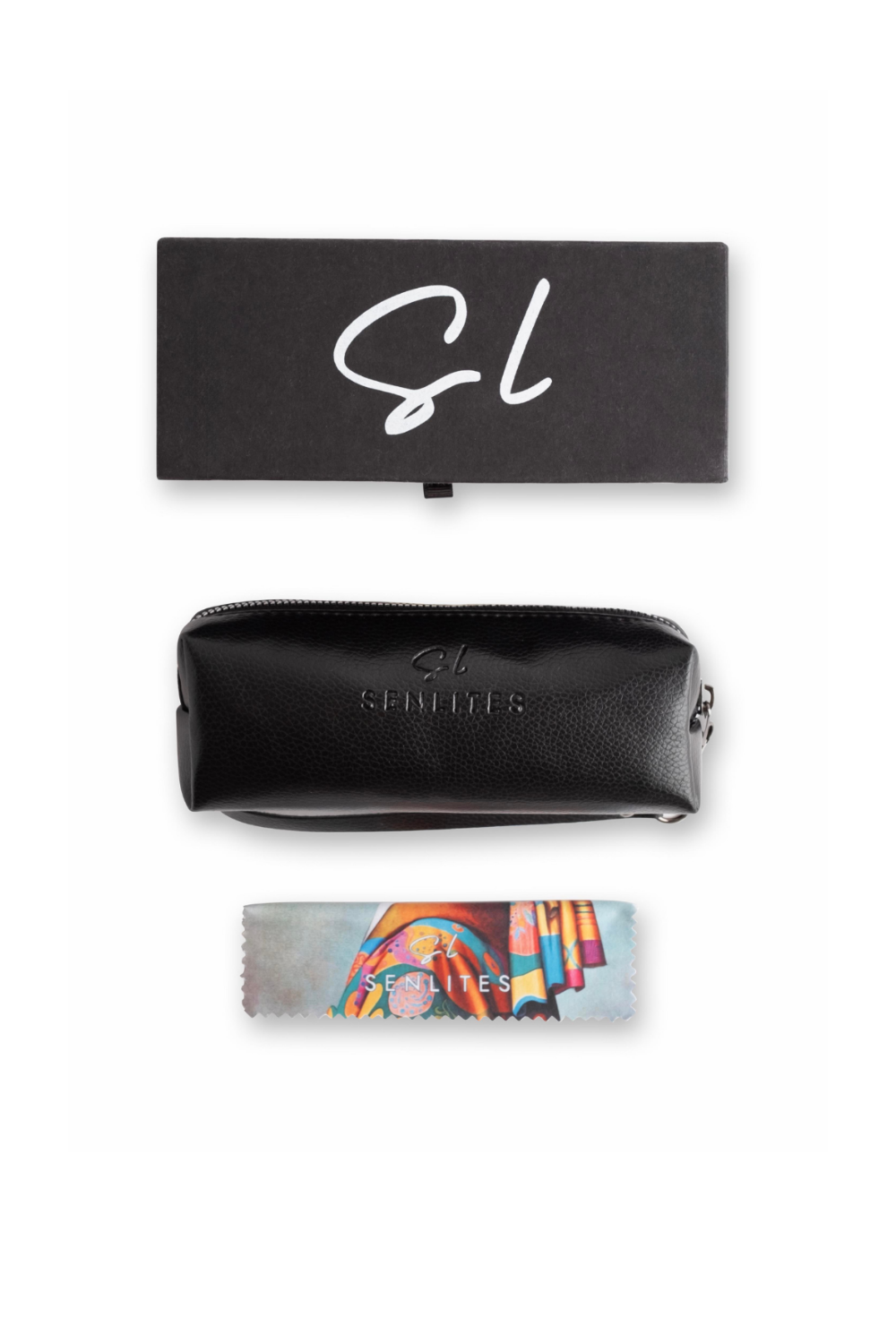 Senlites-Kyler Aquamari̇ne Unisex Siyah Degrade Uv400 Kare Güneş Gözlüğü-Güneş Gözlüğü-4-milagron.live
