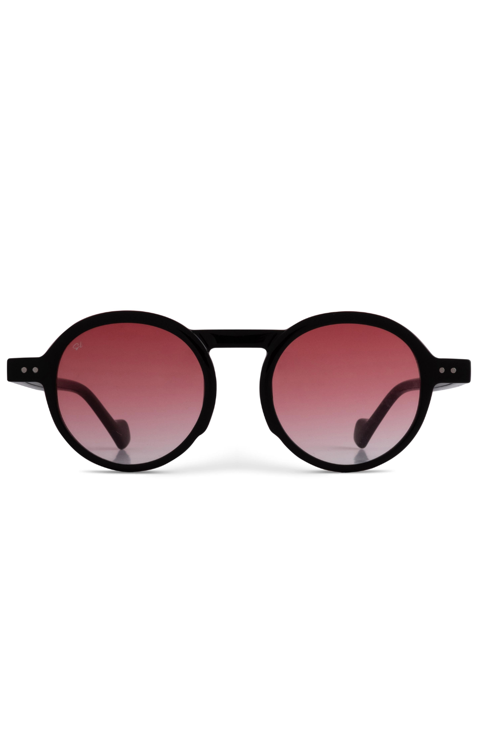 Senlites-Raiane Rosso Unisex Siyah Degrade Uv400 Yuvarlak Güneş Gözlüğü-Güneş Gözlüğü-1-milagron.live