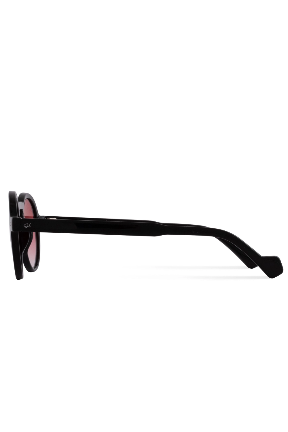 Senlites-Raiane Rosso Unisex Siyah Degrade Uv400 Yuvarlak Güneş Gözlüğü-Güneş Gözlüğü-3-milagron.live