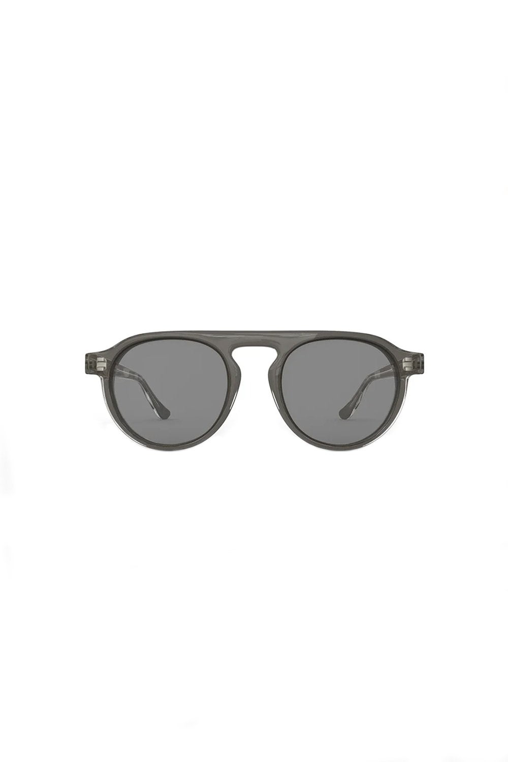 Sertaç Taşdelen-Gri Camlı Siyah Çerçeveli Asetat Cr-39 Uv 400 Unisex Güneş Gözlüğü Model G 03-Güneş Gözlüğü-2-milagron.live