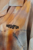 Unisex All Eyes On Us Desenli Saten Gömlek - 5