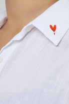 Sfida İstanbul-Flamlı Keten Dokulu Pamuk Gömlek Elbise- Linen Look Shirt Dress - Ar001b-Elbise-7-milagron.live