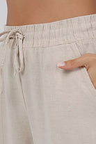 Sfida İstanbul-Keten / Pamuk Şalvar Pantalon. Linen / Cotton Slouchy Pant - Ar007-Pantolon-4-milagron.live