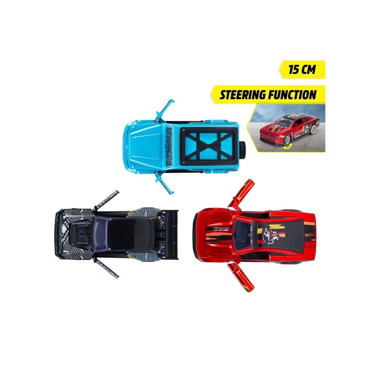 203742013 Pulback Racer 3-Asst With Pull Back Steering Function Opening Do