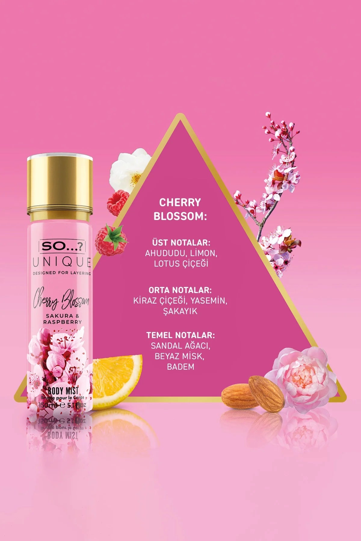 So…? Unique Cherry Blossom Vücut Spreyi 150ml