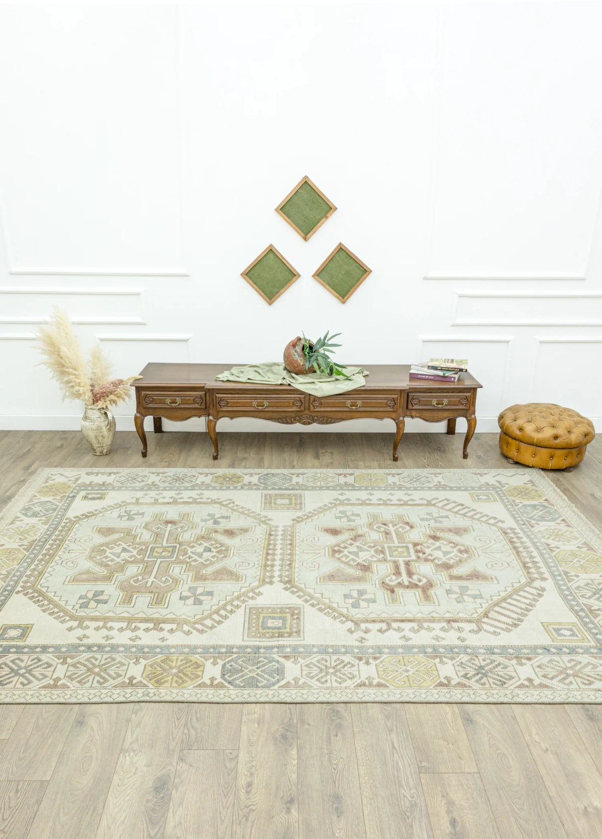 Soho Antiq-Deyra Rustik Tasarımlı Yün Halı 200x327 Cm-2-milagron.live