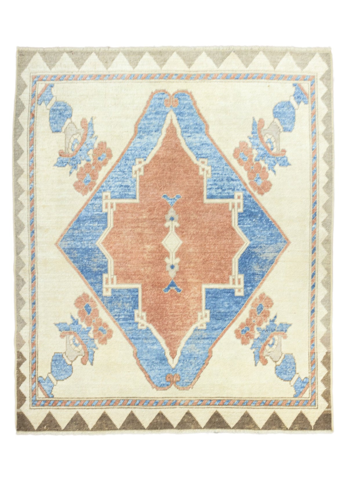 Soho Antiq-Laine El Dokuma Yün Uşak Halı 150x170 Cm-Halı-1-milagron.live