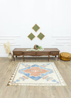 Soho Antiq-Laine El Dokuma Yün Uşak Halı 150x170 Cm-Halı-2-milagron.live