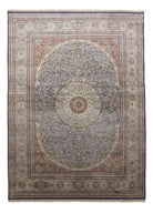 Soho Antiq-Varamin Madalyon Desenli İpek Halı 305x414 Cm-1-milagron.live