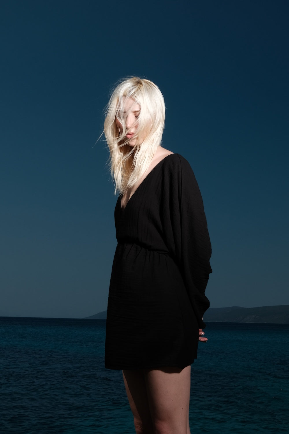 Soi Concept-Büzgülü Beachwear-Elbise-4-milagron.live