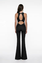 SiYah SiMli Cut-Out Detayli Tulum