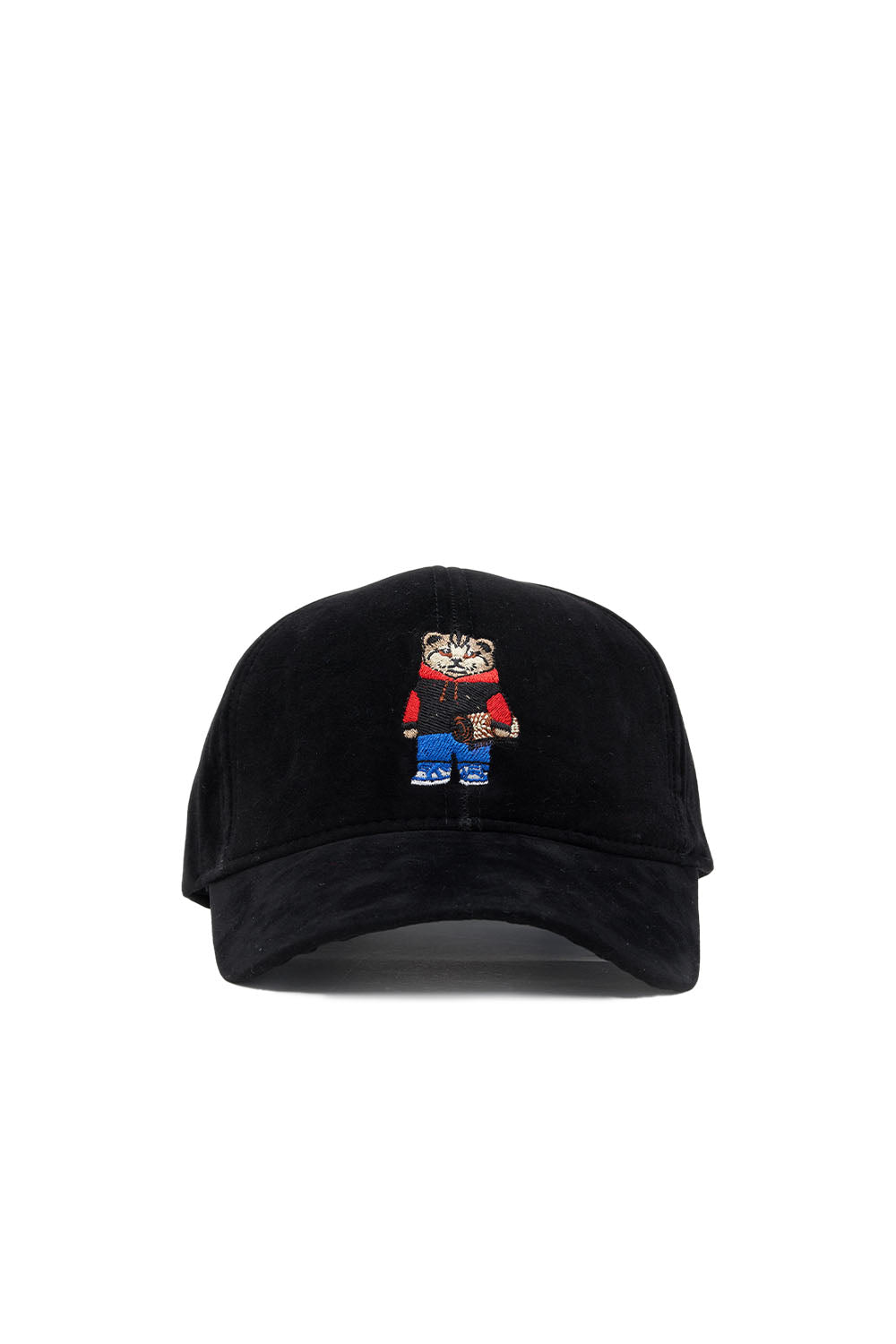 Cat Black Suede Cap - 0