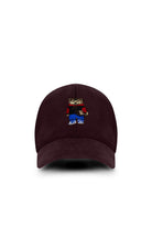 Cat Burgundy Suede Cap - 0