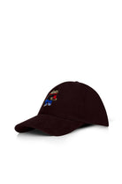 Cat Burgundy Suede Cap - 1