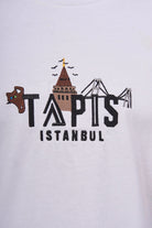 Tapis-Lands Of Tapis – Oversized White Istanbul Tshirt-T-Shirts-3-milagron.live
