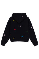Tapis-Symbols Of Anatolia Oversized Black Hoodie 010-Sweatshirts & Hoodies-2-milagron.live