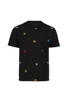 Tapis-Symbols Of Anatolia Oversized Black Tshirt 010-T-Shirts-1-milagron.live