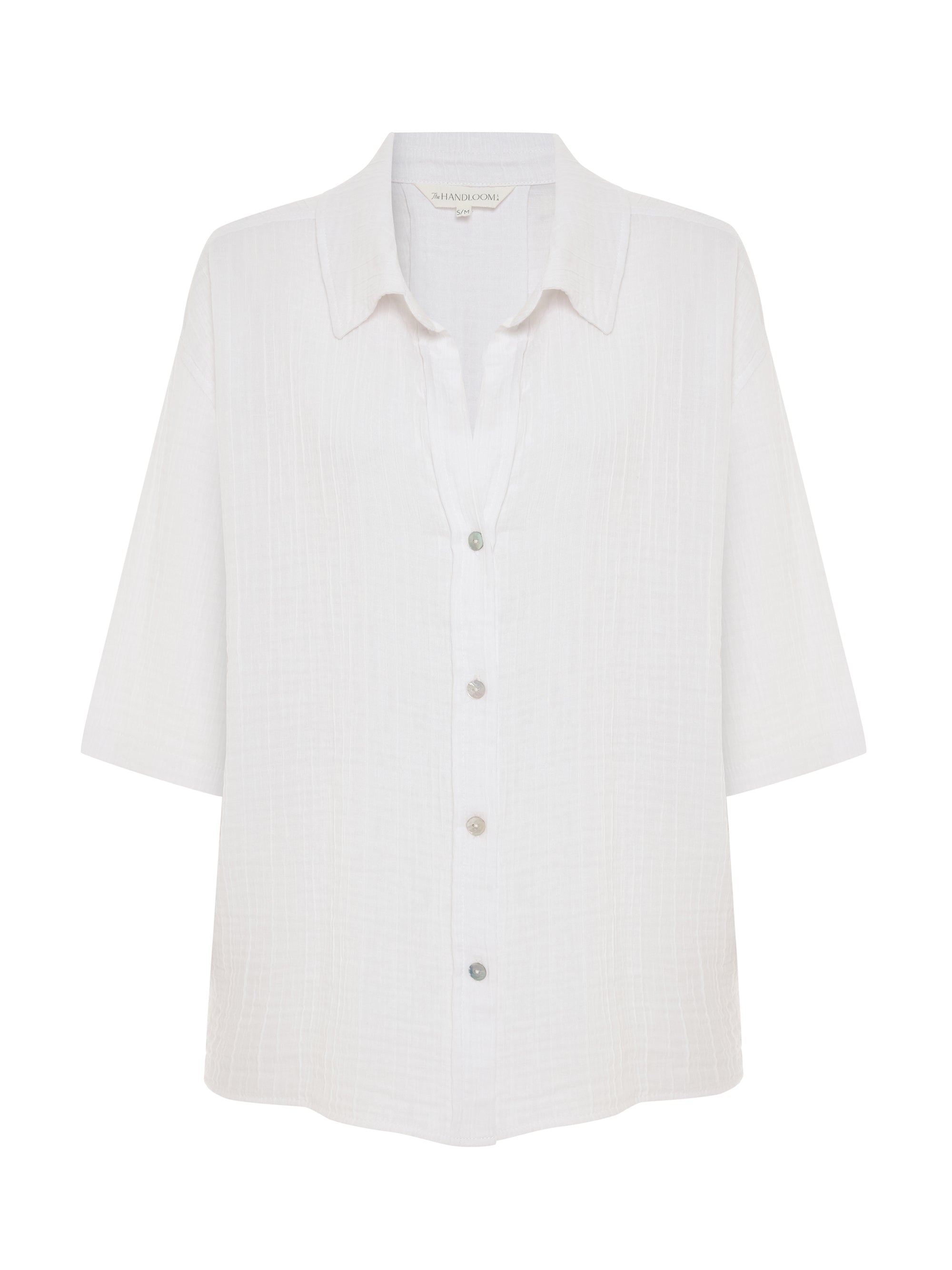 Kaya Boyfriend Shirt - White