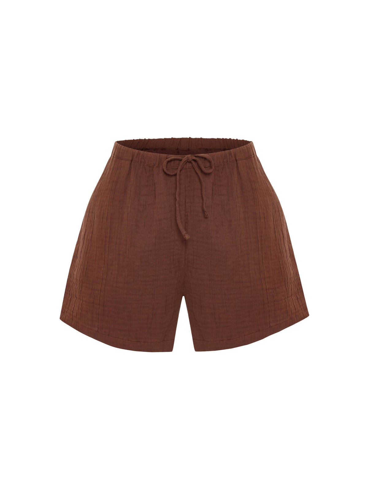 Kaya Drawstring Shorts - Terracotta
