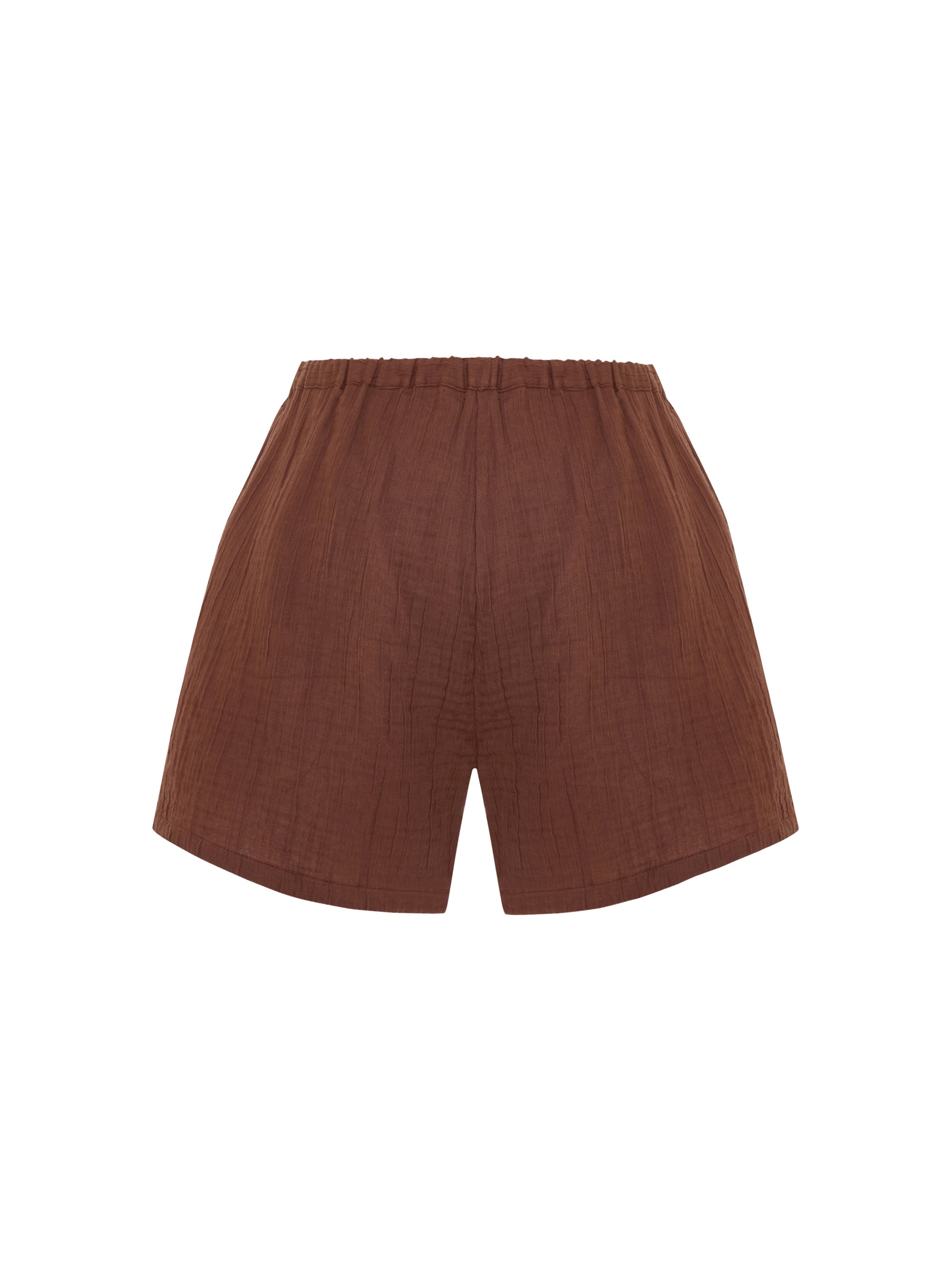 Kaya Drawstring Shorts - Terracotta