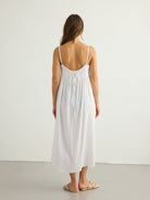 Kaya Smocked Maxi Dress - White
