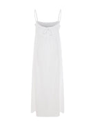 Kaya Smocked Maxi Dress - White