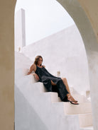 The Handloom-Lucid Midnight Maxi Dress Black-Elbise-1-milagron.live