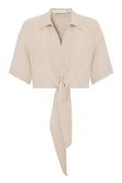 The Handloom-Lucid Tie Shirt Sand-Gömlek-8-milagron.live