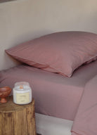 Cotta Old Rose Tek Kişilik Lastikli Çarşaf 200X100