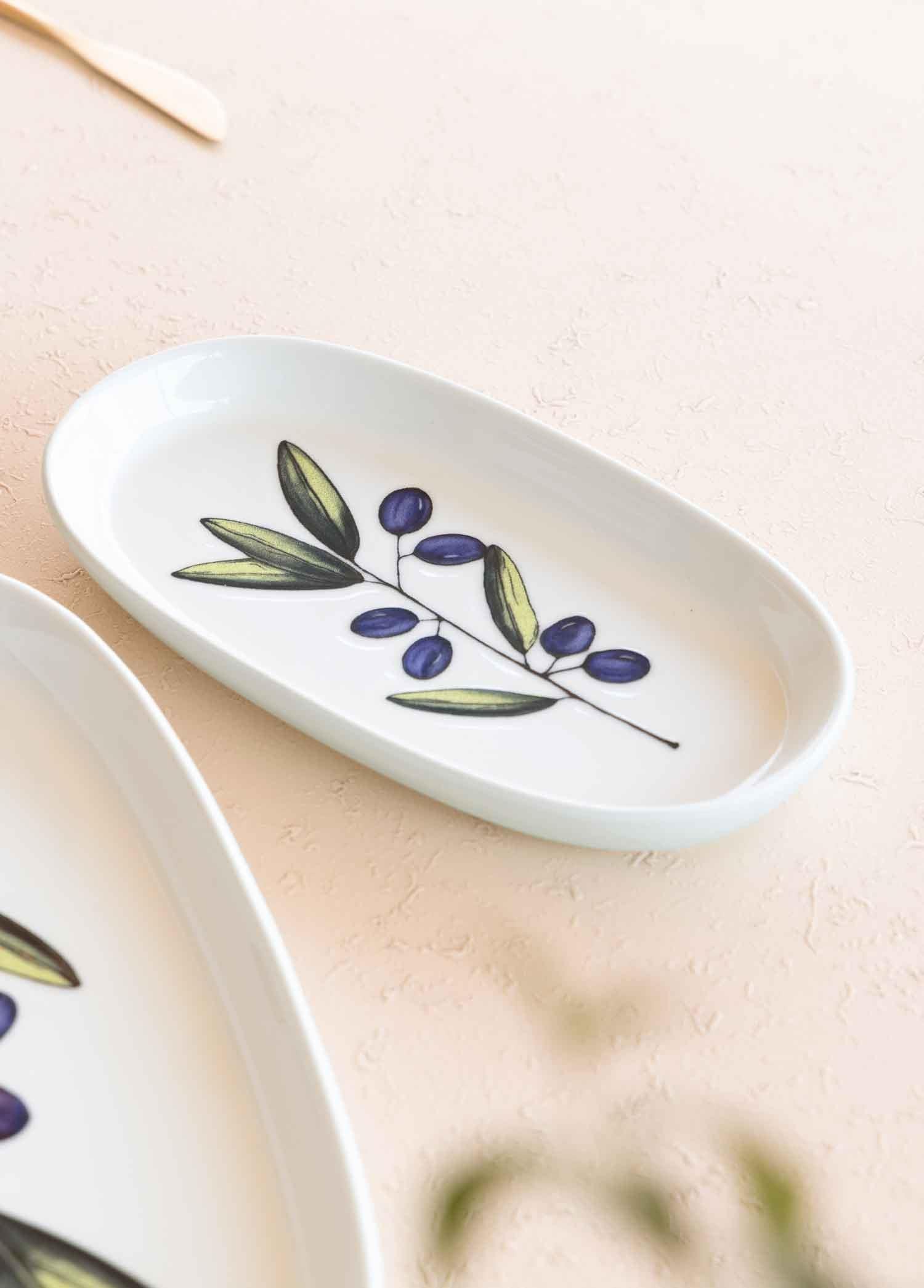 Olivos Oval Servis Tabağı 2Li 29 Cm