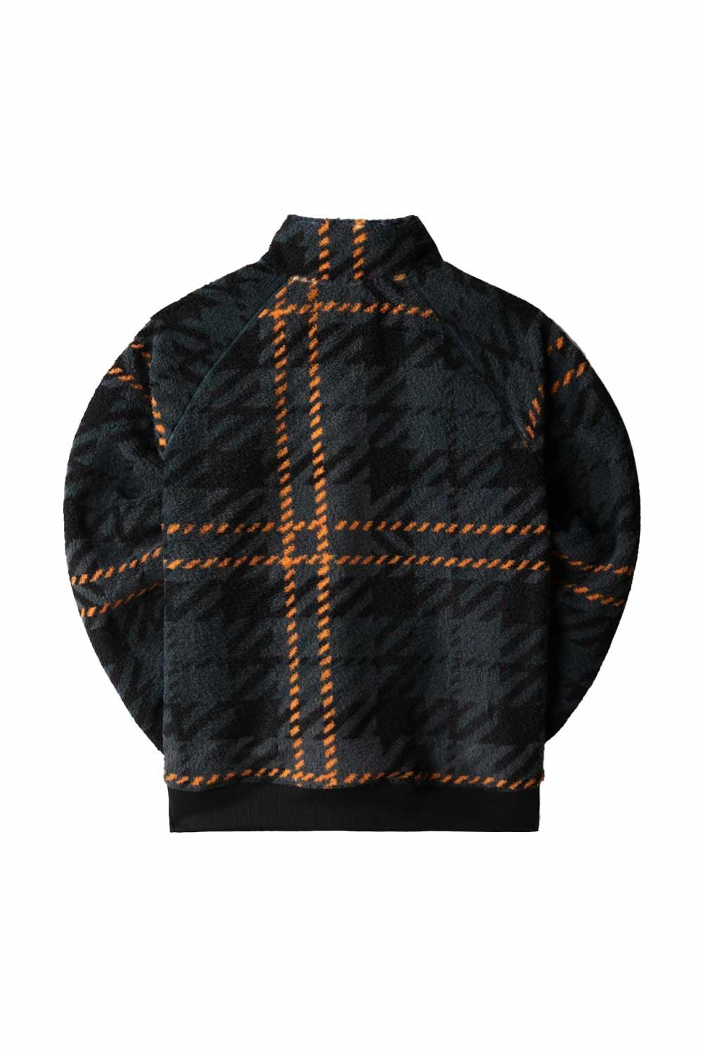The North Face-Men Printed Ridge Fleece Quarter Zip-Sweatshirts & Hoodies-8-milagron.live