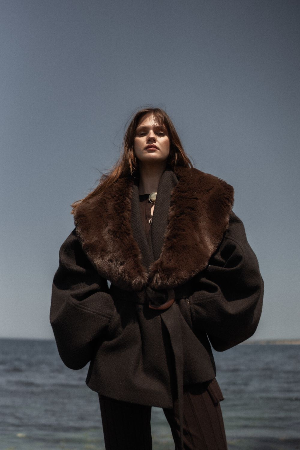 Myrcella Coat - Brown - 0