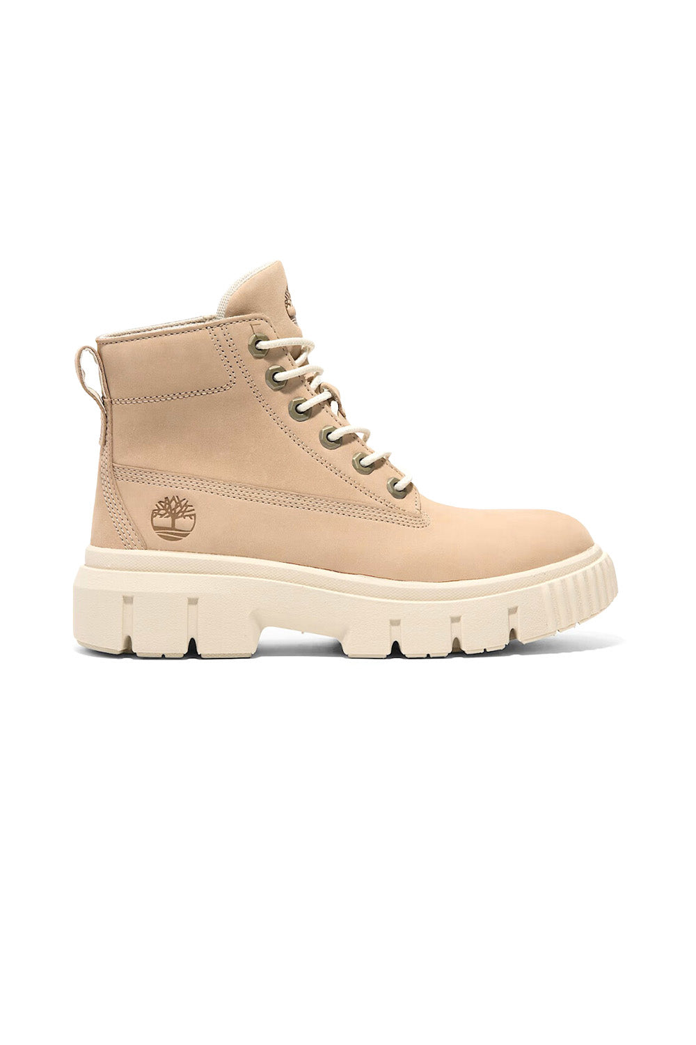 Timberland-Greyfield Mid Lace-Up Bej Nubuk Kadın Bot-Bot-1-milagron.live