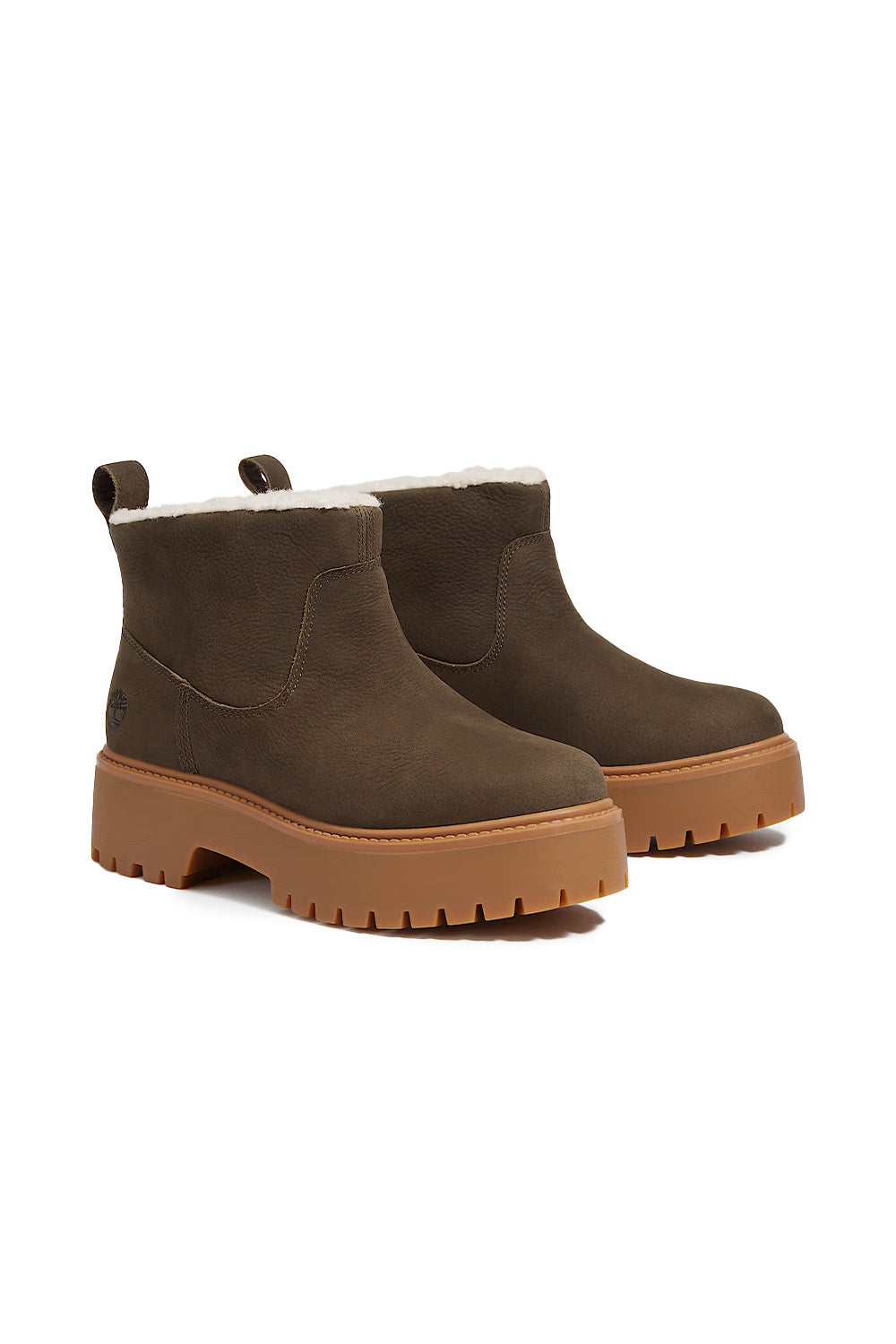 Timberland-Stone Street Mid Warm Lined Kadın Kahverengi Bot-Bot-3-milagron.live