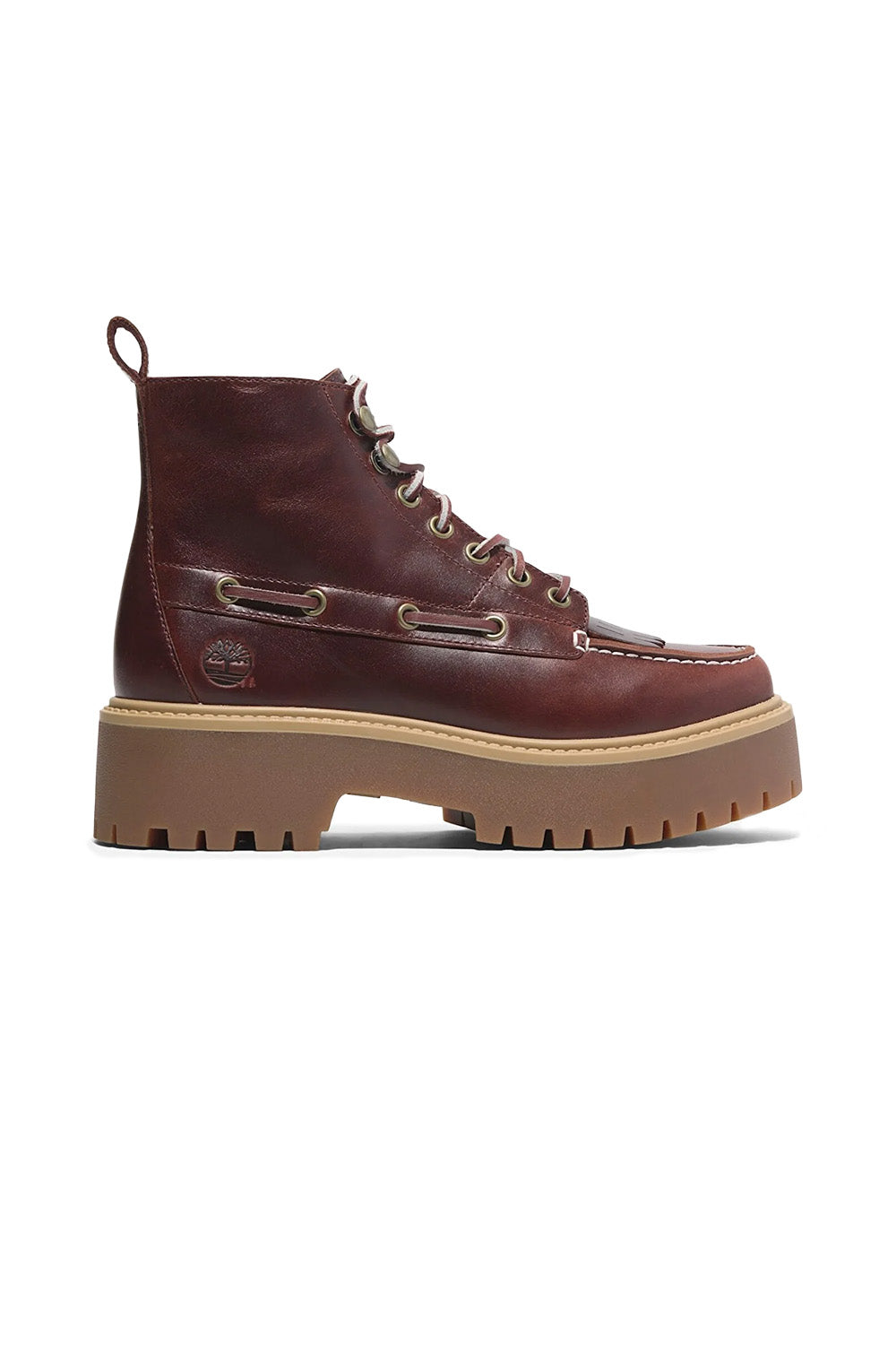 Timberland-Stone Street Platform Püsküllü Koyu Bordo Bot-Bot-1-milagron.live