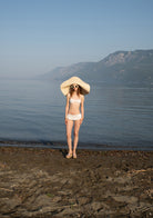 Tiny-Balenli Ayarlanabilir Beyaz Bikini üstü-Bikini + Mayo-4-milagron.live