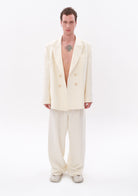 Tiny-Beyaz Tencel™ Blazer-Ceket-4-milagron.live