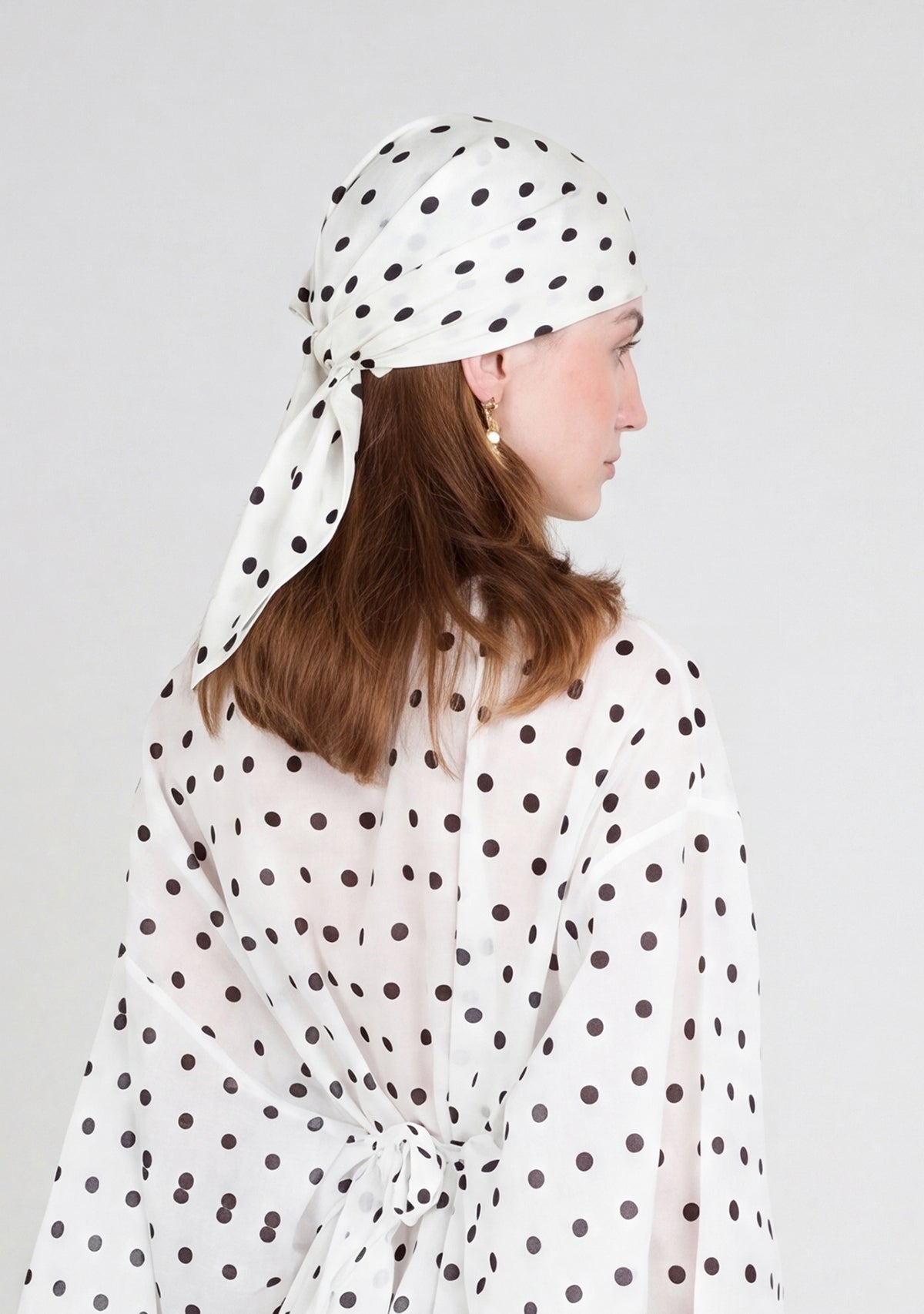 Polka Silky Scarf