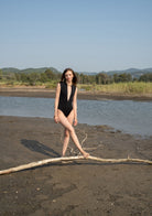 Tiny-Siyah Kolsuz Surf Mayo-Bikini + Mayo-5-milagron.live