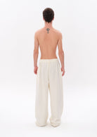 Beyaz Tencel™ Pantolon