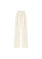 Beyaz Tencel™ Pantolon