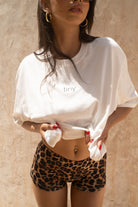 Tiny-Tiny Oversize Beyaz Tişört-T-Shirts-6-milagron.live