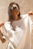 Tiny-Tiny Oversize Beyaz Tişört-T-Shirts-8-milagron.live