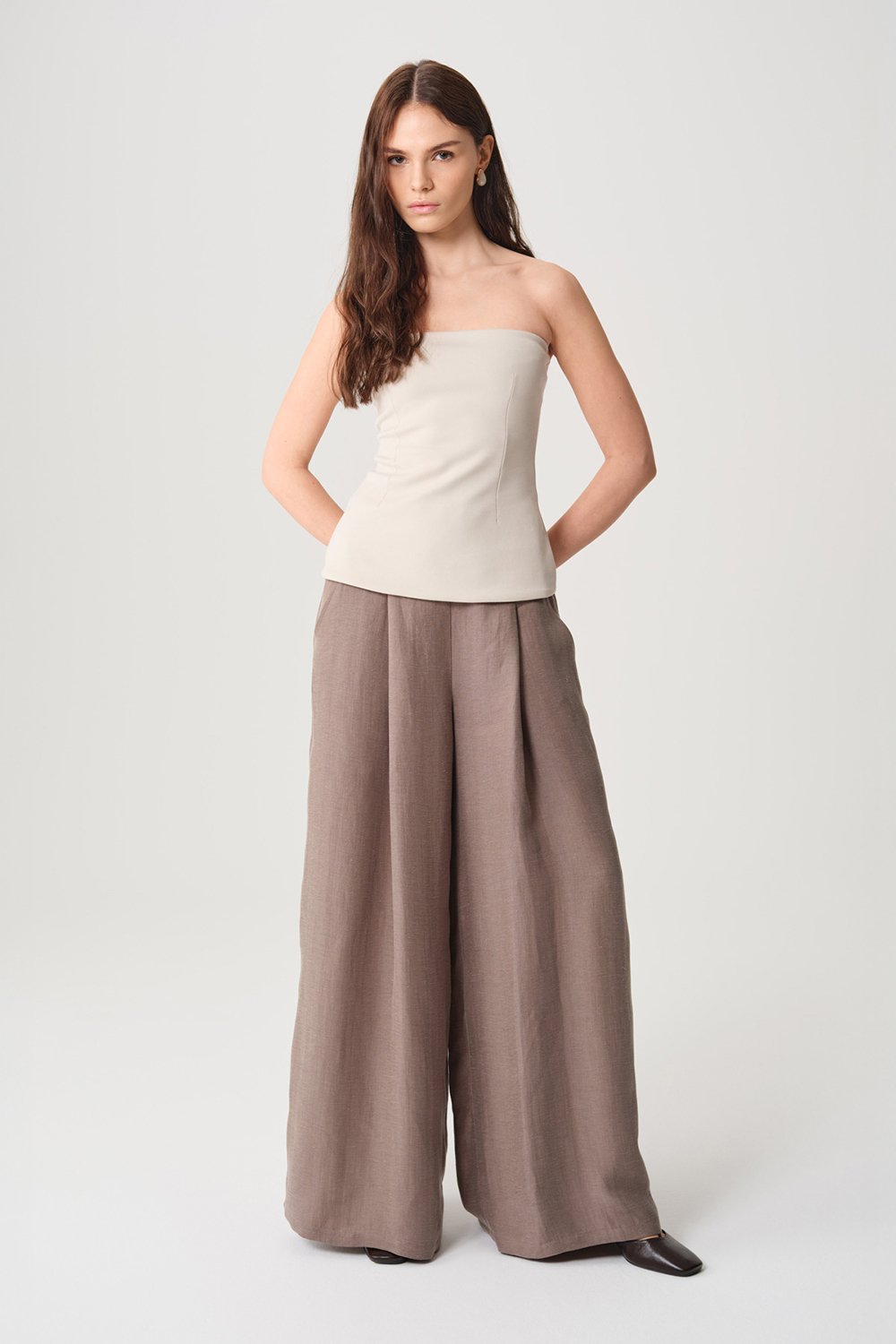 Towdoo-Snapdragon Pantolon - Gri-Pantolon-2-milagron.live