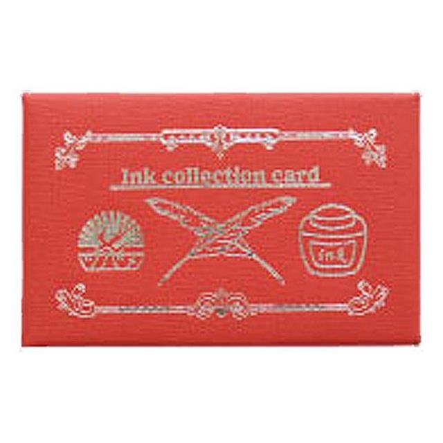 Tsubame-Note Ink Collection Mürekkep Deneme Kart Seti Deep Red-Defter-1-milagron.live