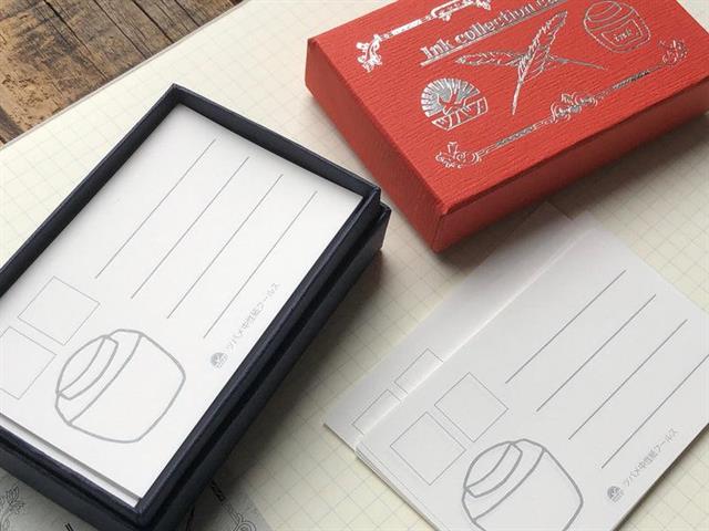Tsubame-Note Ink Collection Mürekkep Deneme Kart Seti Deep Red-Defter-5-milagron.live
