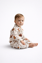 Animals Hayvan Desenli Organik Müslin Pijama Takımı