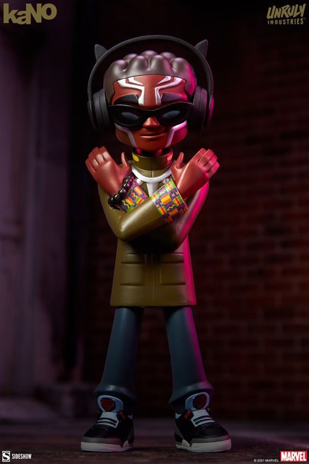 Unruly Industries-Black Panther Designer Collectible Toy by kaNO-Heykel-4-milagron.live